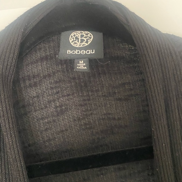 ⚫️ babeau ⚫️ open front long cardigan - size medium - Picture 2 of 2